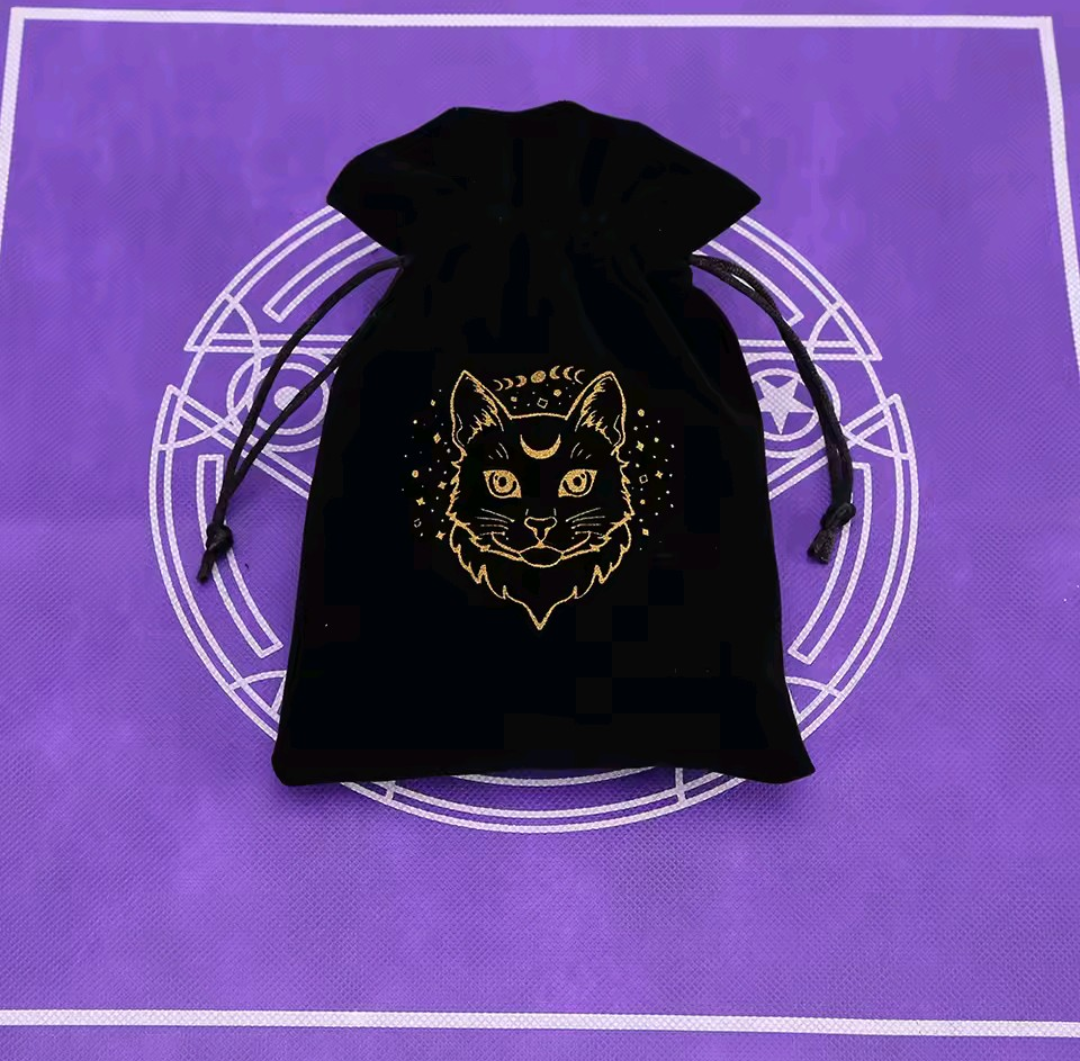 Funda de TAROT-ARCANOS con cordon. GUARDA TU ENERGÍA 🔮✨