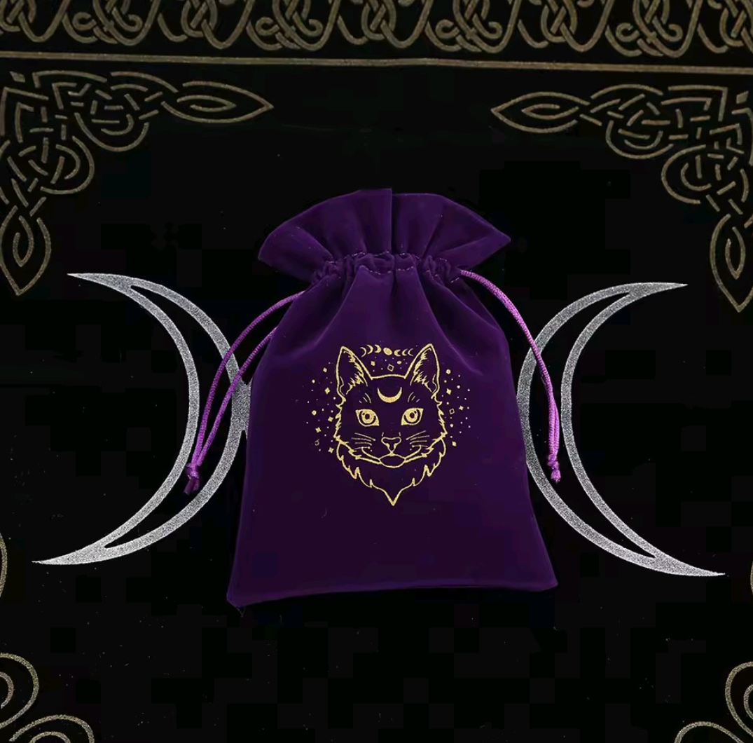 Funda de TAROT-ARCANOS con cordon. GUARDA TU ENERGÍA 🔮✨