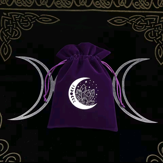 Funda de TAROT-ARCANOS con cordon. GUARDA TU ENERGÍA 🔮✨